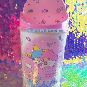 Sanrio Little Twin Stars Waste Basket Dust Bin